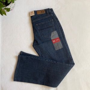 Express X2 low rise boot cut jeans